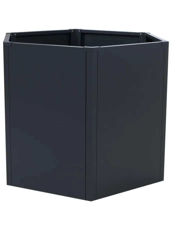 3er-Set Hochbeet P64, Anthrazit