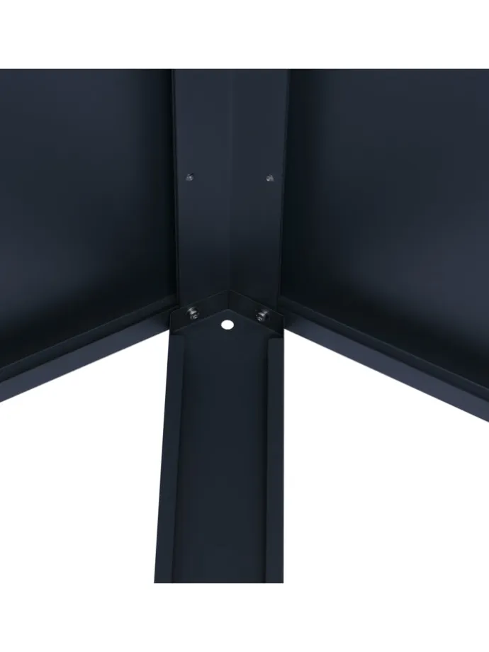 3er-Set Hochbeet P64, Anthrazit