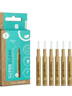 4er-Set: Interdentalbürsten "SuperClean ISO 3" in Natur