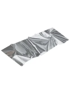 2er-Set: Isolierschutz-Folien in Silber - (L)220 x (B)90 cm