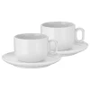 2er-Set: Kaffeetassen in Weiß - 160 ml