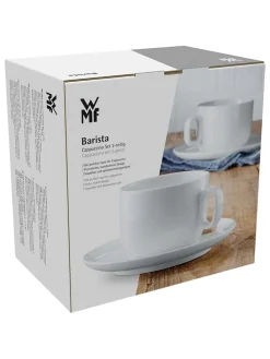 2er-Set: Kaffeetassen in Weiß - 160 ml