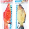 2er-Set: Katzenspielzeuge ''Dancing fish'' in Orange/ Gelb - (L)30 x (B)23 cm