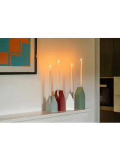 4er-Set: Kerzenständer in Bunt