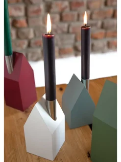 4er-Set: Kerzenständer in Bunt