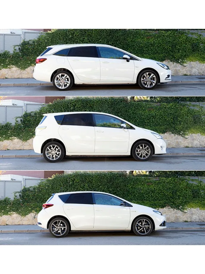 2er-Set: Kfz-Sonnenschutzgitter