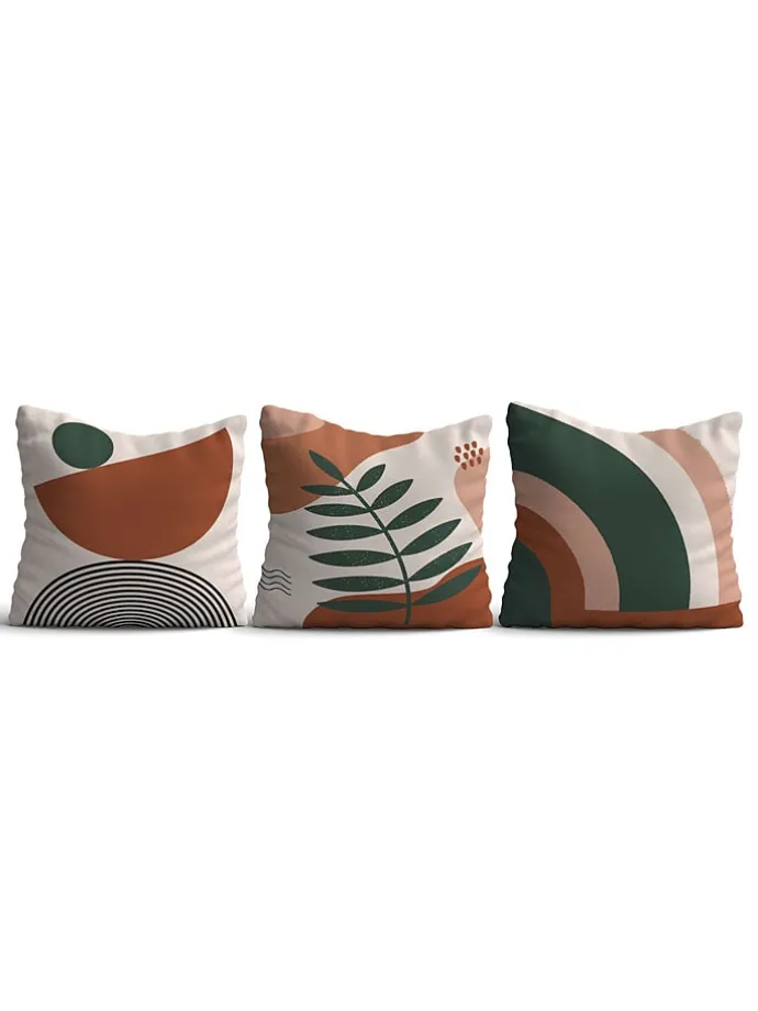 3er-Set: Kissenhüllen in Bunt