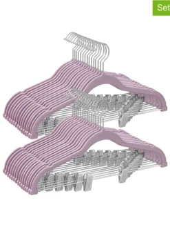 30er-Set: Kleiderbügel in Lila - (B)42,5 x (H)23,5 cm