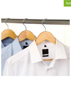 3er-Set: Kleiderbügel in Natur - (L)44,5 cm