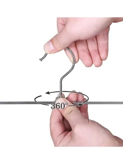 20er-Set: Kleiderbügel in Silber - (B)31 x (H)10,5 cm