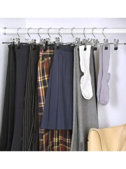 20er-Set: Kleiderbügel in Silber - (B)31 x (H)10,5 cm