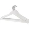 5er-Set: Kleiderbügel in Weiß - (L)45 x (B)23 cm