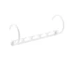 8er-Set: Kleiderbügel-Organizer in Weiß - (L)26 cm