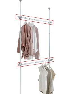 2er-Set: Kleiderstangen 