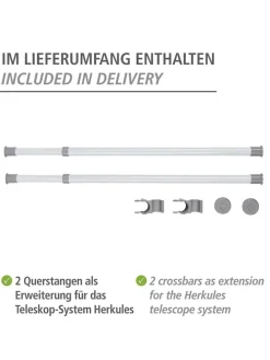 2er-Set: Kleiderstangen 