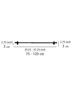 2er-Set: Kleiderstangen 