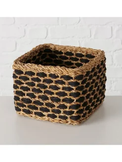 3er-Set: Körbe ''Nura'' in Hellbraun/ Schwarz