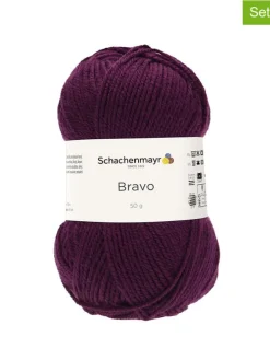 20er-Set: Kunstfasergarne ''Bravo'' in Aubergine - 20x 50 g