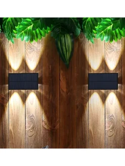 2er-Set: LED-Außenleuchten "Blinky" in Schwarz