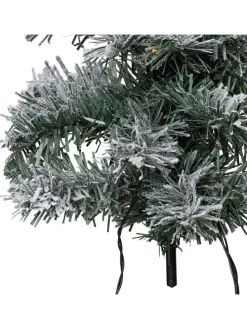 2er-Set: LED-Lichterbaum-Ketten in Grün