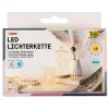 10er-Set: LED-Lichterketten in Weiß