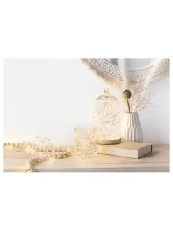 10er-Set: LED-Lichterketten in Weiß
