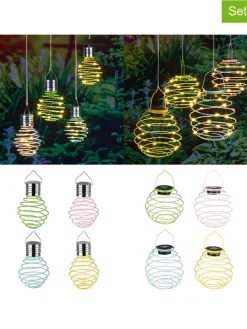 8er-Set: LED-Solar-Dekoleuchten in Bunt