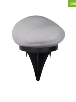 2er-Set: LED-Solar-Gartenspieße "Guri" in Weiß - (B)12 x (H)8,5 x (T)12 cm