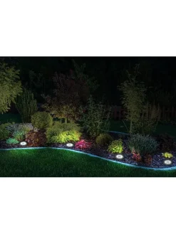 6er-Set: LED-Solar-Gartenstecker