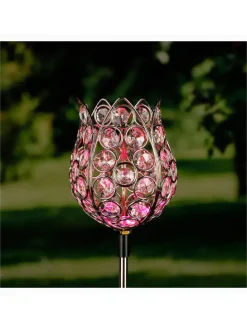 2er-Set: LED-Solar-Gartenstecker 