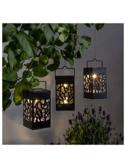 3er-Set: LED-Solar-Laternen 