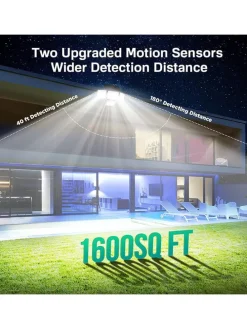 2er-Set: LED-Solarleuchten in Schwarz - (B)26,7 x (H)15,3 cm