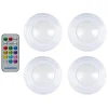 4er-Set: LED-Spots in Weiß - Ø 19 cm
