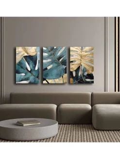 3er-Set: Leinwanddrucke - (B)45 x (H)70 cm