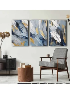 3er-Set: Leinwanddrucke - (B)45 x (H)70 cm