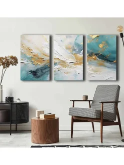 3er-Set: Leinwanddrucke - (L)70 x (B)45 cm