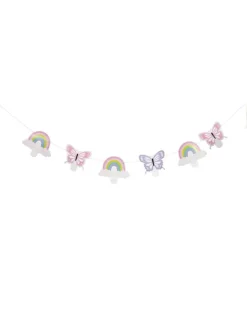 3er-Set: Luftballongirlanden in Blau/ Rosa/ Weiß