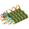 10er-Set: Luftschlangen "Streifen" in Bunt