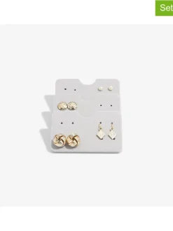 3er-Set: Ohrring-Aufhänger in Grau - (B)7,5 x (H)5 cm