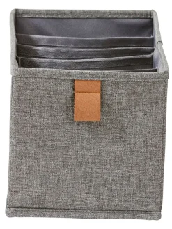 2er-Set: Organizer in Grau - (B)30 x (H)15 x (T)15 cm