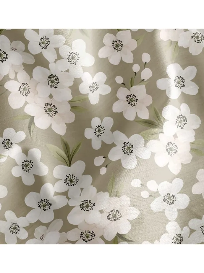 2er-Set: Perkal-Kissenhüllen in Khaki