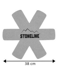 2er-Set: Pfannenschützer in Grau - Ø 38 cm