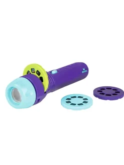 2er-Set: Projektor-Taschenlampen "Meerestiere" in Blau - ab 3 Jahren