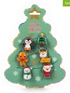 6er-Set: Radiergummis in Bunt