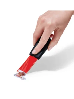 2er-Set: Reinigungsschaber ''Cleana'' in Rot/ Blau - (L)12,7 x (B)3,5 cm