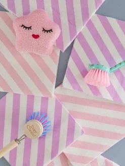 2er-Set: Reinigungstücher in Lila/ Rosa - 2x 6 Stück