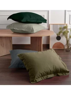2er-Set: Renforcè-Kissenhüllen in Grün