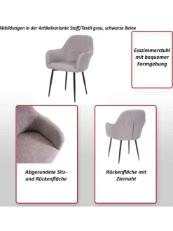 2er-Set Retro Esszimmerstuhl F18, Samt grün, goldene Beine