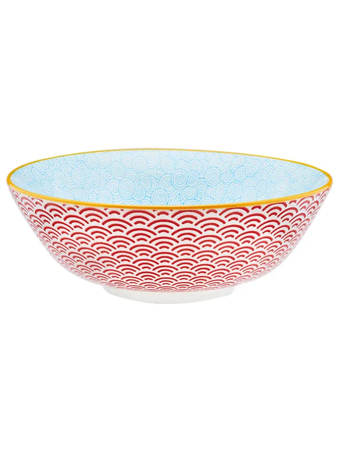 6er-Set: Salatschüsseln "Color" in Rot/ Gelb/ Hellblau - Ø 21 cm