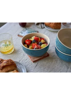 4er-Set: Schalen ''Staub'' in Blau - Ø 14 cm